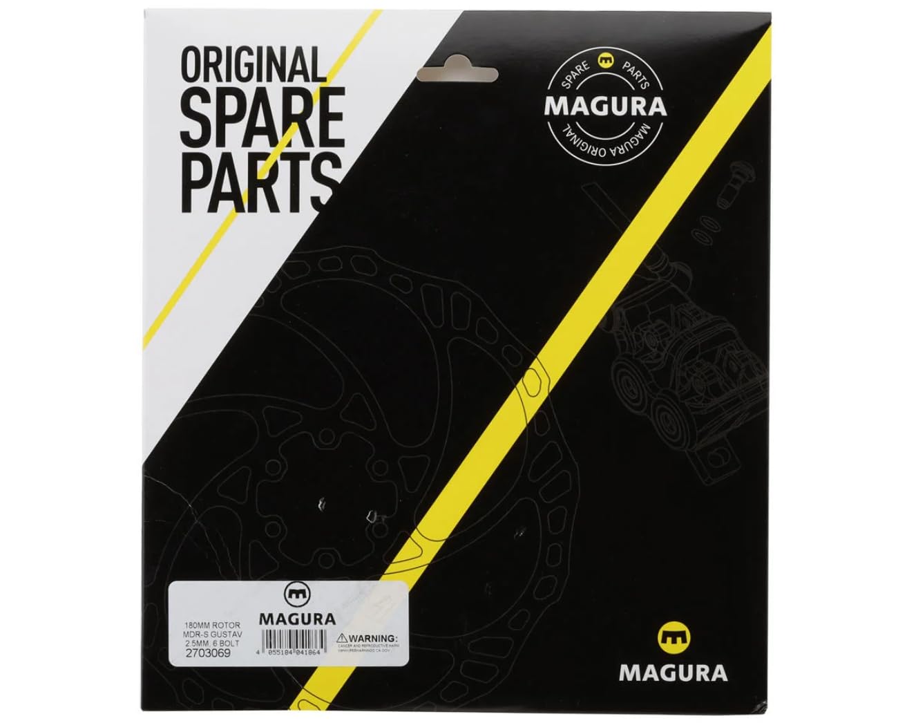 Amazon | Magura MDR-S 2.5mm ディスクブレーキローター、180mm